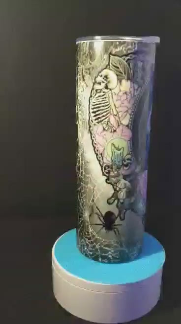 Glow in the Dark Skeleton Tumbler