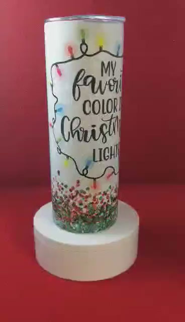 Christmas Lights Tumbler