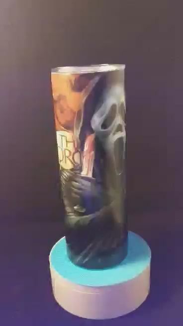 Glow in the Dark Scream Tumbler