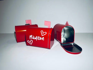 Valentine's Day Metal Mailbox